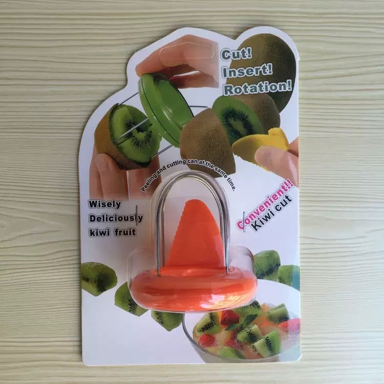 Curățător de kiwi și separator cu îndepărtare a miezului – instrument de tăiere și extragere a pulpei