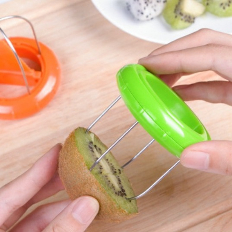 Curățător de kiwi și separator cu îndepărtare a miezului – instrument de tăiere și extragere a pulpei