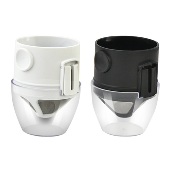 Filtru reutilizabil pentru cafea din oțel inoxidabil pentru V60, filtru pour-over pliabil cu urechi