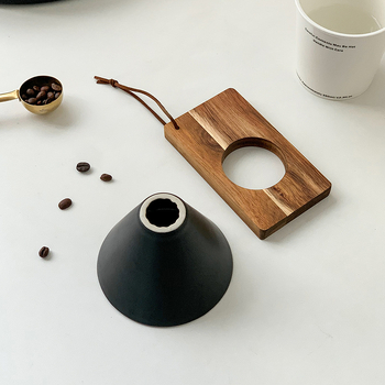Ceașcă ceramică de filtrare pentru cafea turnată manual, con V60 pentru filtrare prin picurare