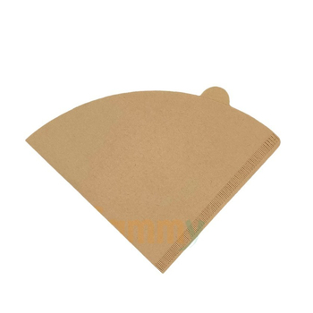 Filtru de cafea din pulpă de lemn pentru V60, filtr de picurare, culoare alb natural, ambalat în cutie