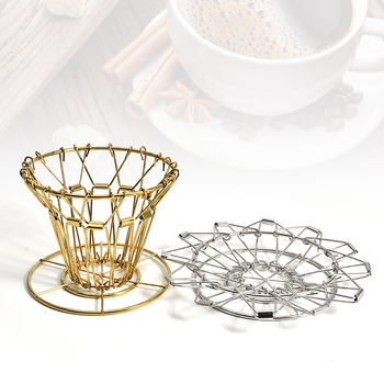 Dripper de cafea pliabil din oțel inoxidabil 304 pentru preparare manuală