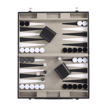 Backgammon set s PU kožnim futrolom, prijenosna ploča za backgammon, rekreacijska igra