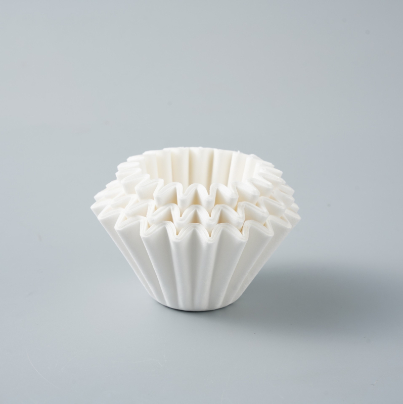 Hârtie de filtru de cafea în formă de ceașcă, pentru turnare manuală, pâlnie de filtrare de unică folosință, în formă de tort, stil minimalist italian, pentru uz casnic