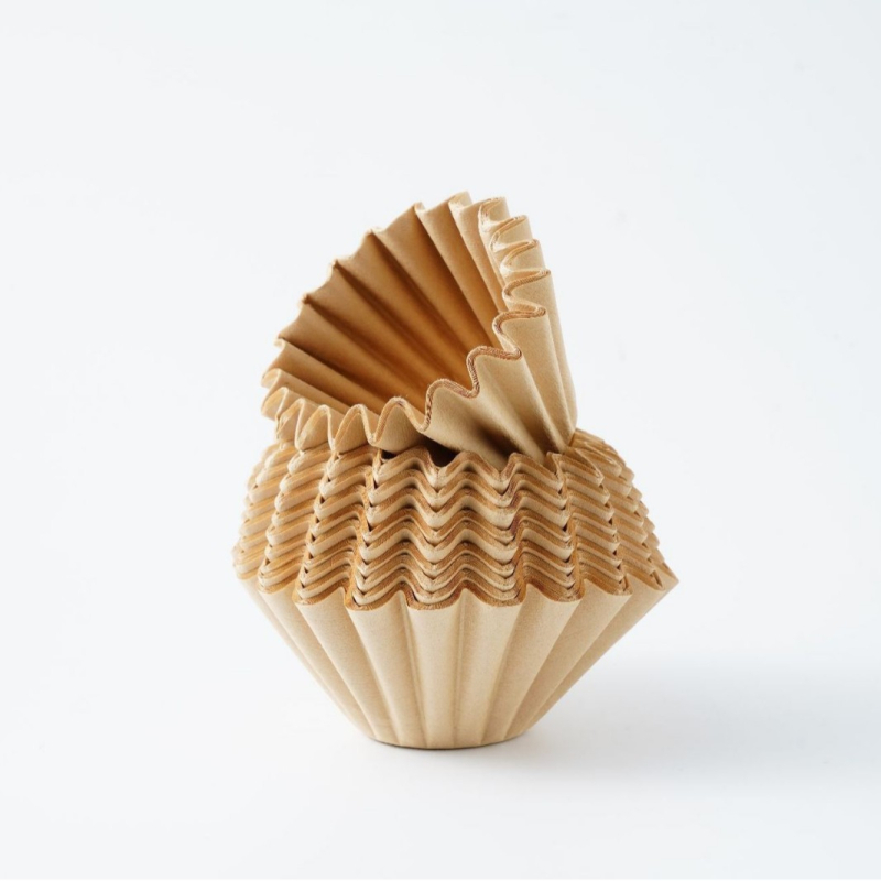 Hârtie de filtru de cafea în formă de ceașcă, pentru turnare manuală, pâlnie de filtrare de unică folosință, în formă de tort, stil minimalist italian, pentru uz casnic
