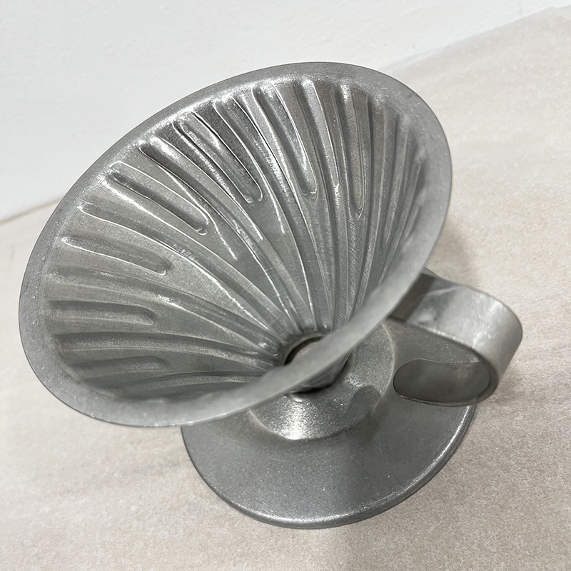 Filtru de cafea V60 pentru preparare manuală din oțel inoxidabil 304 – filtru premium pour-over și pâlnie