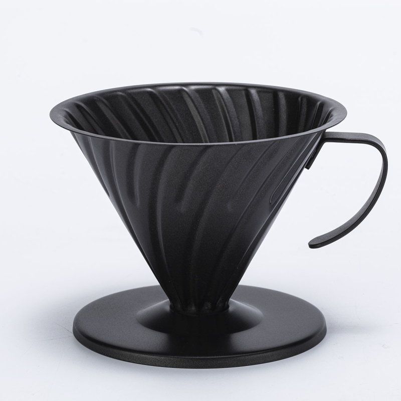 Filtru de cafea V60 pentru preparare manuală din oțel inoxidabil 304 – filtru premium pour-over și pâlnie