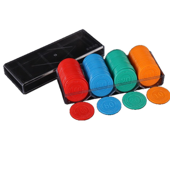 38 mm ugravirani žetoni Texas Hold'em — plastični žetoni za poker, mahjong i stolne igre