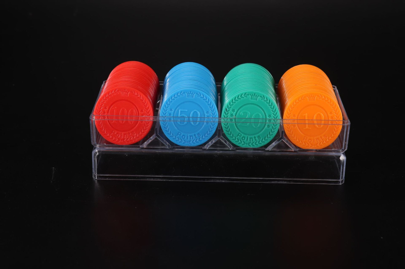 38 mm ugravirani žetoni Texas Hold'em — plastični žetoni za poker, mahjong i stolne igre
