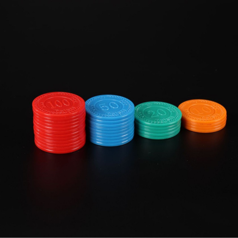 38 mm ugravirani žetoni Texas Hold'em — plastični žetoni za poker, mahjong i stolne igre