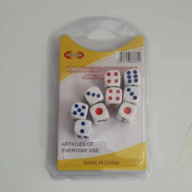 Set od 9 šarenih kockica s velikim brojevima, melamin, za barove igre, karaoke i stolne igre