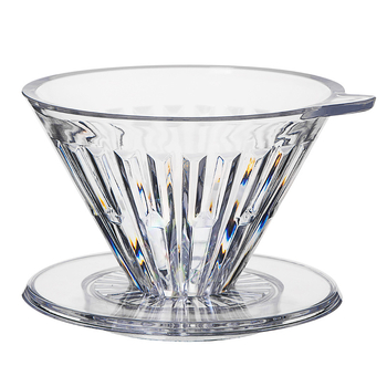 Set pour-over pentru cafea cu dripper V60, filtre de hârtie și pâlnie pentru uz casnic
