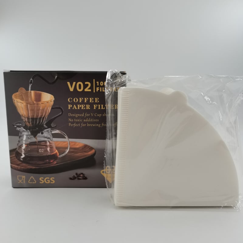 Filtre de cafea V60 conice pentru uz casnic, preparare manuală, model V02PLUS, 2–4 căni