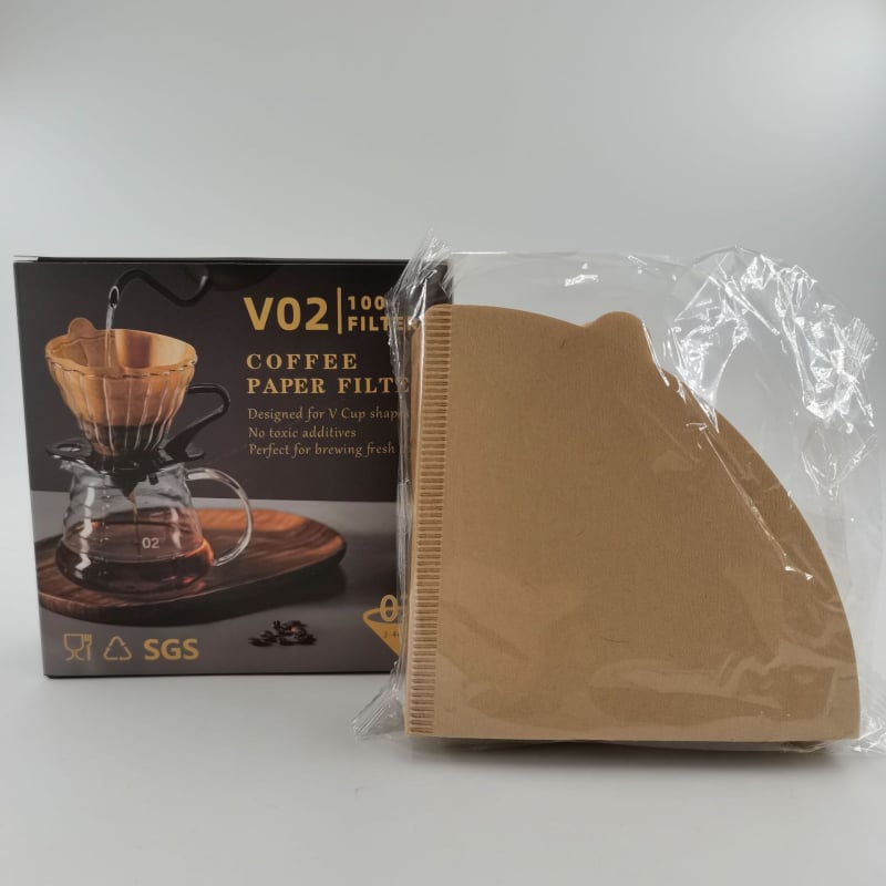 Filtre de cafea V60 conice pentru uz casnic, preparare manuală, model V02PLUS, 2–4 căni