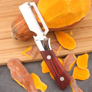 Peeler multifuncțional din oțel inoxidabil pentru zahăr trestie, ananas și dovleac – cuțit pentru fructe și răzuitor
