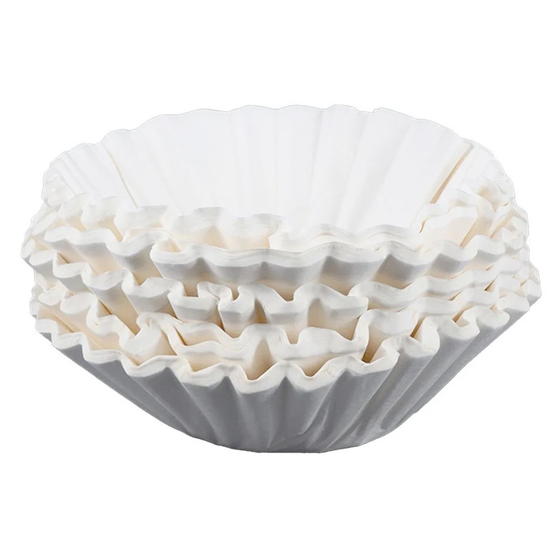 Hârtie de filtru pentru cafea la pour-over, 28 g, 50 de foi, ceașcă origami ondulată