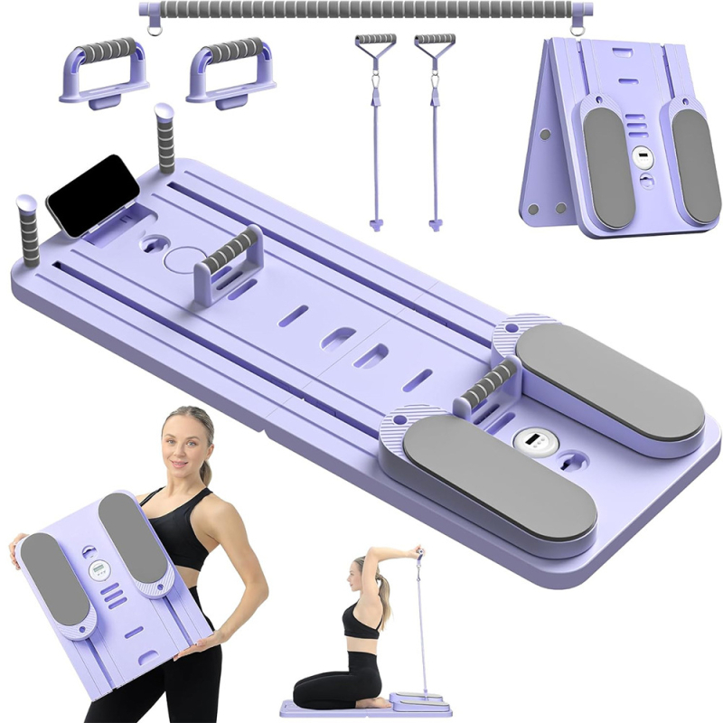 Sklopiva ploča za trbušne vježbe za pilates i fitness, višenamjenska ploča za vježbanje za žene