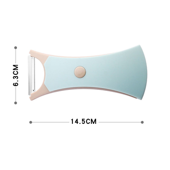 Descojitor 2 în 1, tăietor rotativ pentru pepene, descojitor pentru fructe și cartofi, cuțit de tăiat flori, instrument de decojire