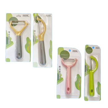 Curățător de legume multifuncțional cu ventuză, culoare vibrantă, design modern