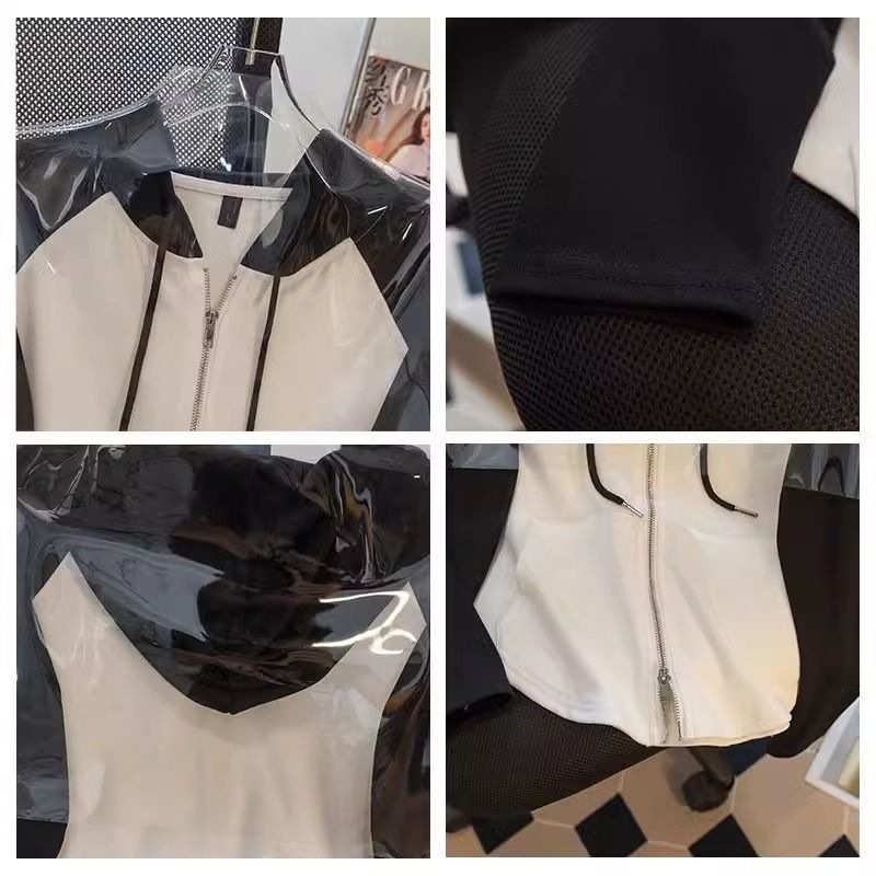 Ženska dukserica s kapuljačom za plus veličinu, lagana vanjska jakna, gradski stil