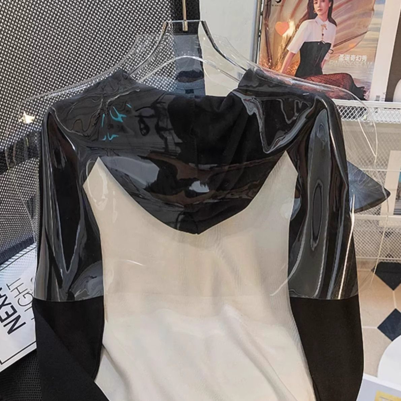 Ženska dukserica s kapuljačom za plus veličinu, lagana vanjska jakna, gradski stil