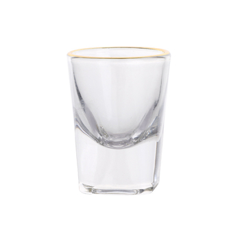 Set de pahare de vin cu margine aurie și fund auriu, pahare mici pentru cocktailuri, stil în trend național, stil nou chinezesc