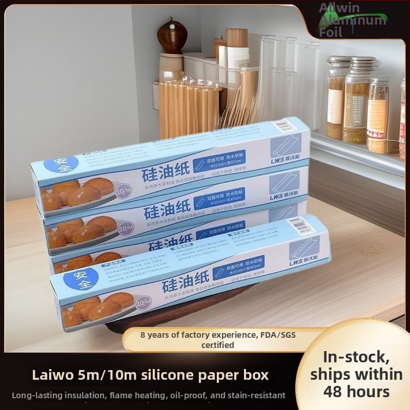 Levos hârtie de copt, calitate alimentară, acoperire cu silicon, hârtie pergament crem/off-white, absorbantă de ulei, rezistentă la temperaturi înalte