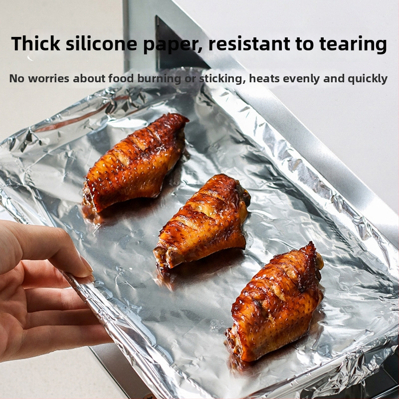 Levos hârtie de copt, calitate alimentară, acoperire cu silicon, hârtie pergament crem/off-white, absorbantă de ulei, rezistentă la temperaturi înalte