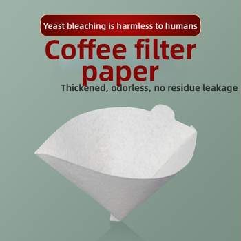 Filtru de cafea V60 conic pentru uz casnic, 1-2 cești, alb, tip 01