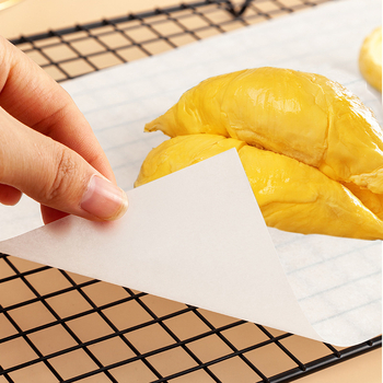 Durian Paper Pack - Hârtie de pergament pentru copt, de calitate alimentară, congelată, antiaderentă, de unică folosință, impermeabilă și rezistentă la ulei