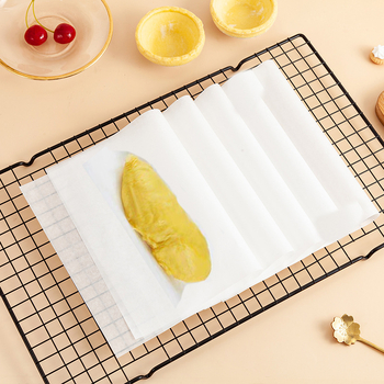 Durian Paper Pack - Hârtie de pergament pentru copt, de calitate alimentară, congelată, antiaderentă, de unică folosință, impermeabilă și rezistentă la ulei
