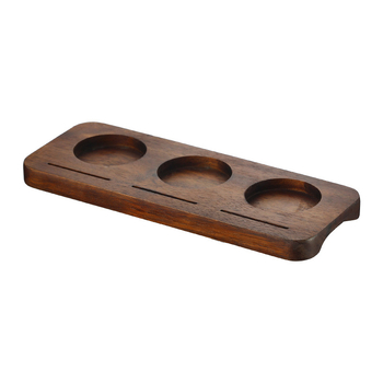 Set ceramic de cești pentru cafea cu tavă din lemn perforată pentru cold brew și latte american, stil retro