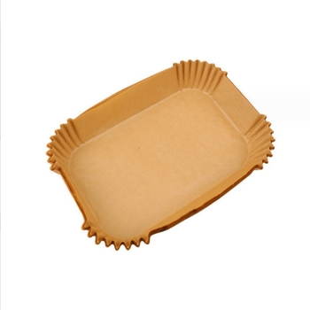 Hârtie de copt din silicon pentru friteuză cu aer, dreptunghiulară, calitate alimentară, antiaderentă, covoraș pentru gătit 40 g/m²