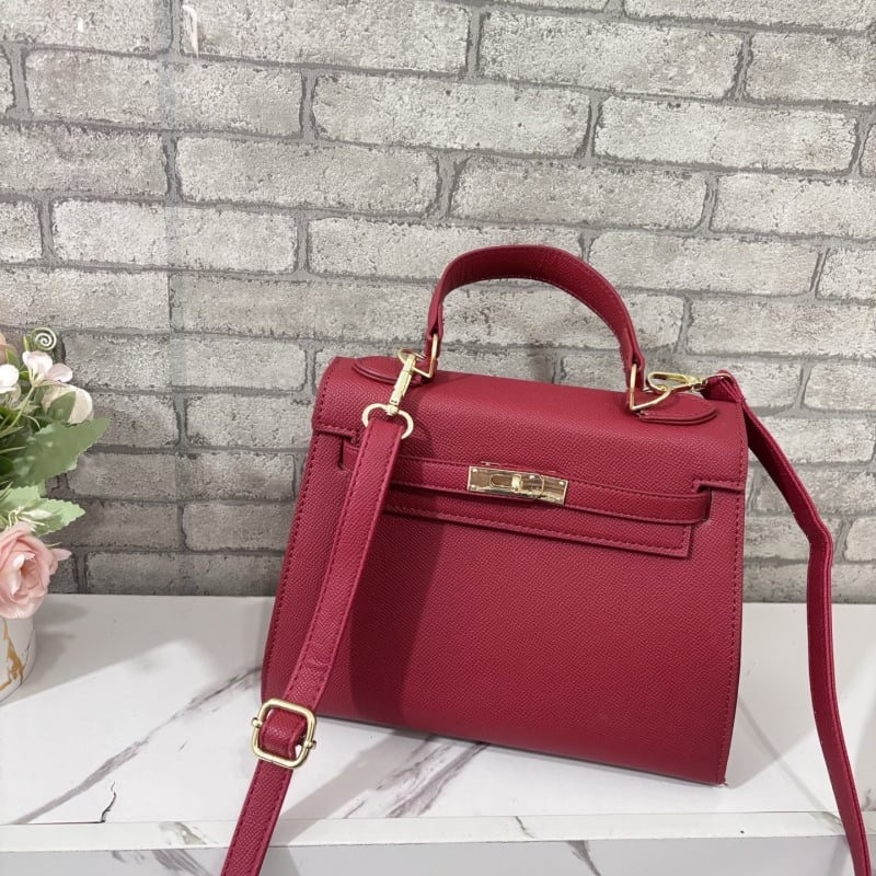 PU kožna ženska torbica Kelly, kompaktna i stilska, mala torbica za rame ili crossbody