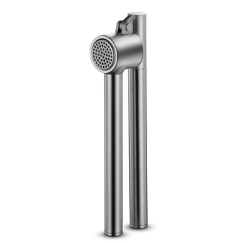Presă de usturoi extensibilă din oțel inoxidabil, cu decojit și dispozitiv pentru pastă de usturoi – accesoriu de bucătărie