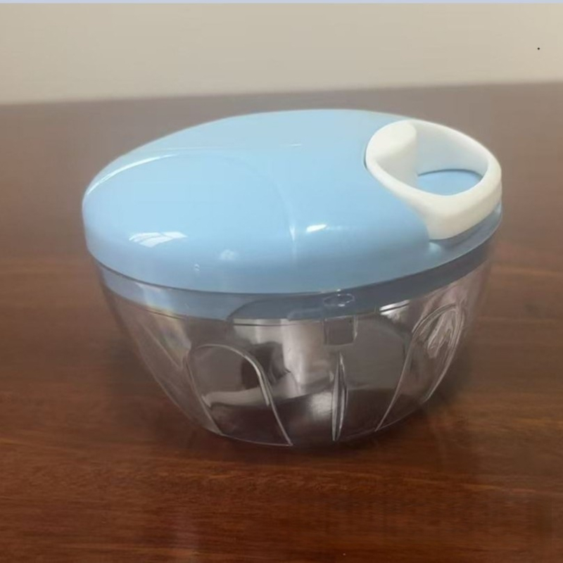 Presă de usturoi 500 ml, manual, zdrobitor de usturoi și legume, mașină de pastă de usturoi, procesor alimentar