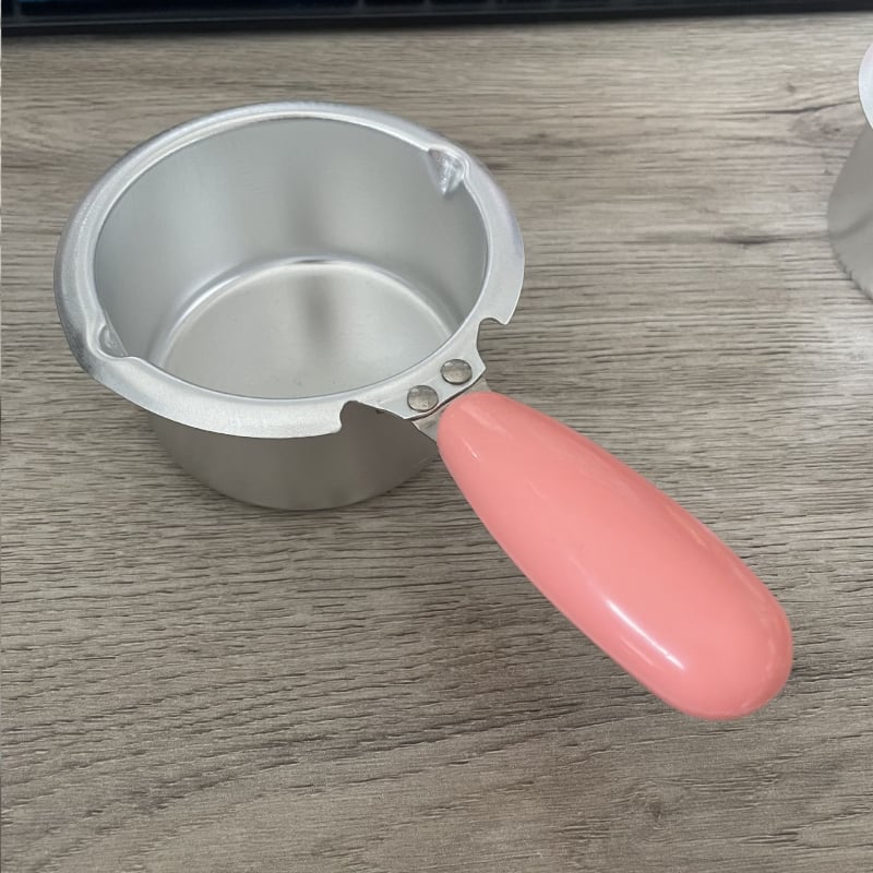 Oală portabilă pentru topit ciocolata cu liner interior detașabil, capacitate 250 g, două culori disponibile, cuptor pentru topire ceară de albine și săpun făcut manual