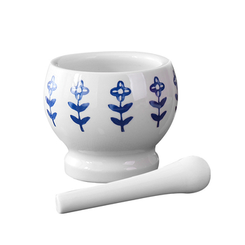 Mojar ceramic multifuncțional pentru usturoi și condimente – zdrobitor și măcinător
