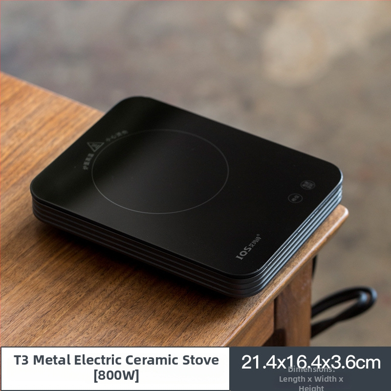 Set compact ceainic și fierbător din sticlă pentru uz casnic, cu funcție de fierbere, compatibil cu plita ceramică electrică