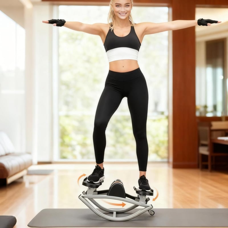 Stepper u obliku U za kućnu upotrebu s ljuljačkom – višenamjenski fitness uređaj