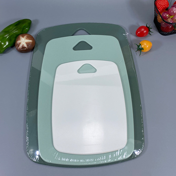 Set portabil din plastic, trei bucăți de tocătoare cu două fețe, în stil nordic, pentru bucătărie