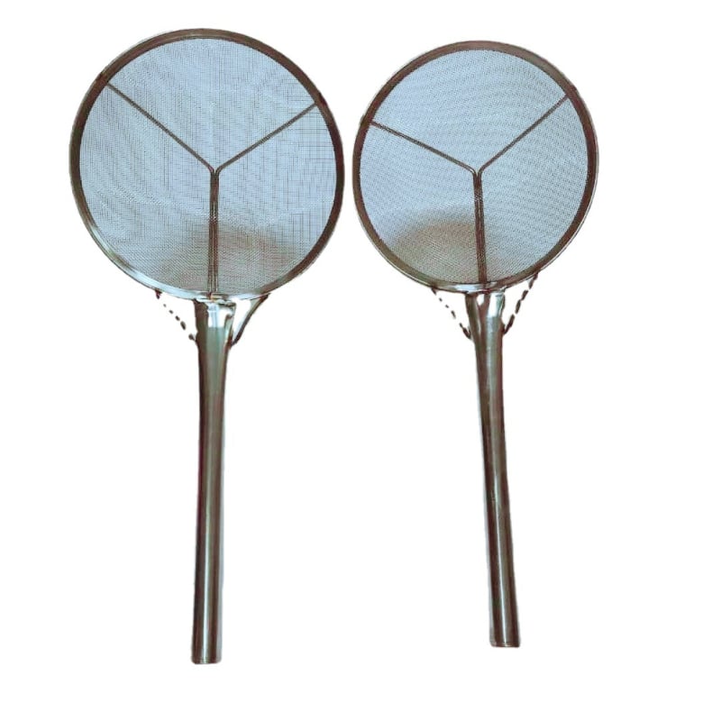 Set din oțel inoxidabil: strecurător de ulei și sită de bucătărie