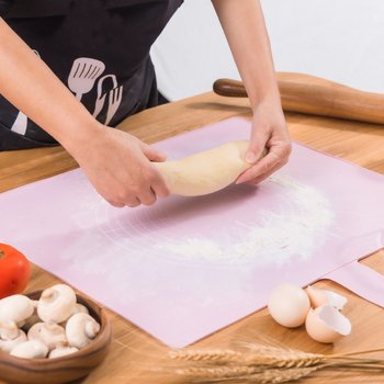 Covoraș din silicon pentru frământarea aluatului – calitate alimentară, suprafață de întins și rulare pentru coacere acasă