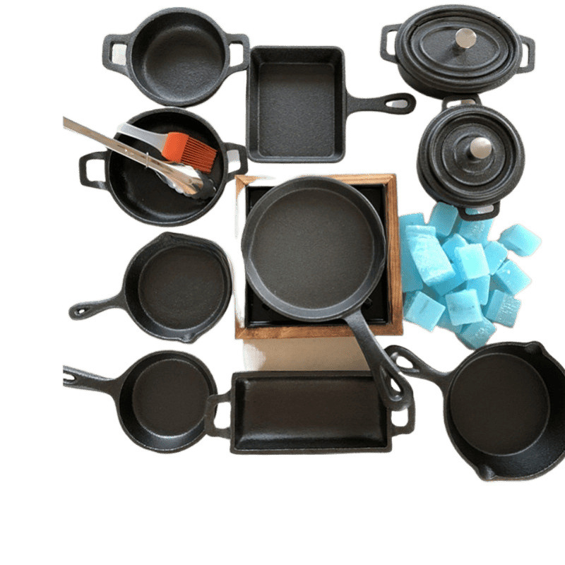 Set mini bucătărie pentru joacă, cu experiență de gătit reală, ustensile miniaturale, tigaie pentru omletă fără strat, în trei stiluri