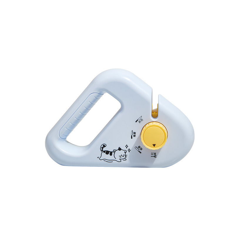 Norton 4 în 1 – unealtă multifuncțională pentru ascuțit cuțite: foarfece, cuțat zimțat, piatră de ascuțit manuală și bază anti-alunecare