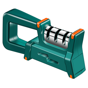 Acuțitor ceramic pentru cuțite, manual, mare, cu funcții multiple pentru bucătărie