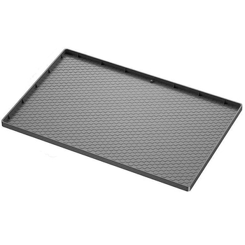 Covoraș de chiuvetă din silicon, în formă de diamant, 58×44 cm, anti-pete, anti-ulei, drenaj, pentru dulap mic