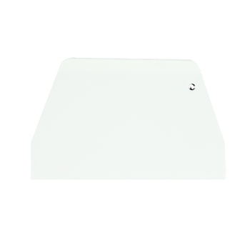Spatulă din plastic pentru coacere, mare, în formă trapezoidală, pentru creme de tort, ciocolată și foi de orez