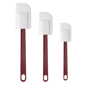 Set de 3 spatule din silicon rezistente la temperaturi înalte pentru coacere – spatulă pentru unt și cremă