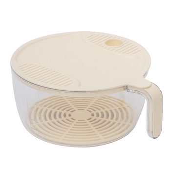 Castron multifuncțional pentru spălat orez și legume, strecurător de orez, coș de scurgere – accesoriu de bucătărie certificat pentru contactul cu alimentele